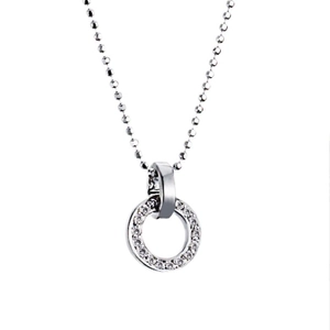 Ring Around & Stars Pendant White Gold - Efva Attling halsband - Snabb frakt & paketinslagning - Nordicspectra.se