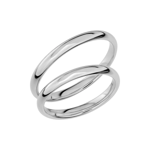 SR1023-2.5 Vitguld - Vigsel- & förlovningsringar - Schalins - Fri storleksändring* - Nordic Spectra