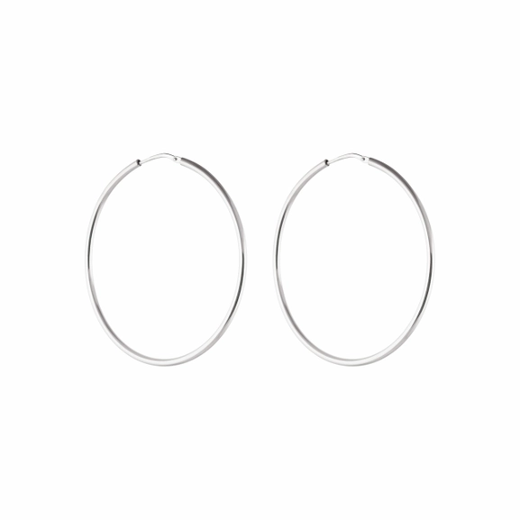 Letters Hoop Ear Silver -CU Jewellery - Snabb frakt & paketinslagning - Nordicspectra.se