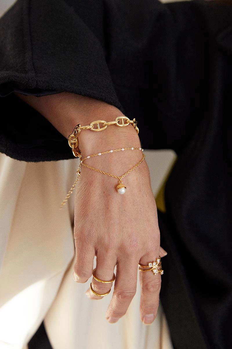 Victory Chain Bracelet Gold -CU Jewellery - Snabb frakt & paketinslagning - Nordicspectra.se