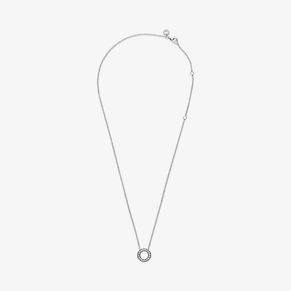 Pandora Logo Pavé Circle Collier Kaulakorut - PANDORA - Suuri valikoima & ilmainen lahjapaketointi - Nordicspectra.fi