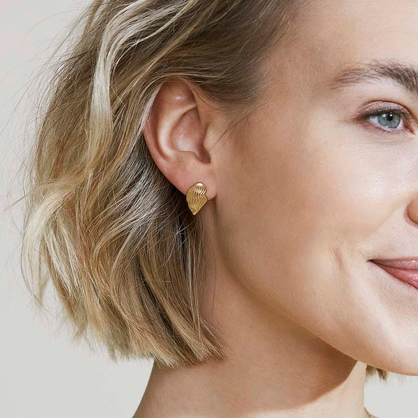 Ripples Studs S Gold - Edblad - Snabb frakt & paketinslagning - Nordic Spectra