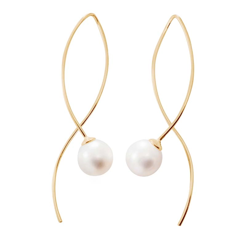 Drakenberg Sjölin - Le Pearl Earrings Gold