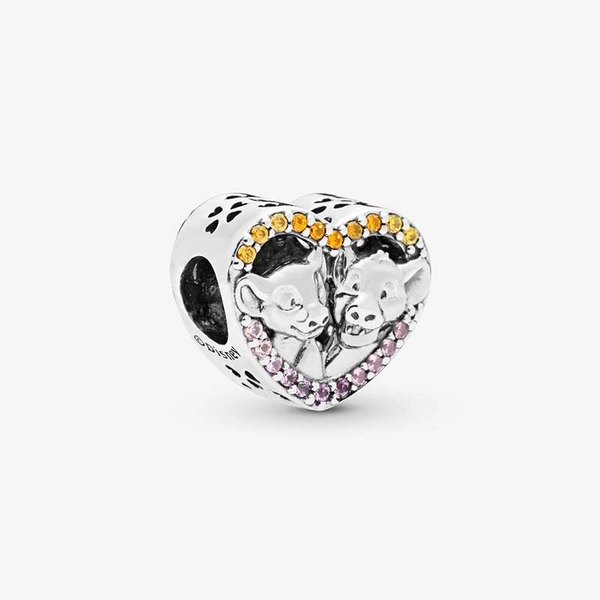 Disney Der König der Löwen Simba und Nala Herz Charm von PANDORA, Schneller Versand - Nordicspectra.de