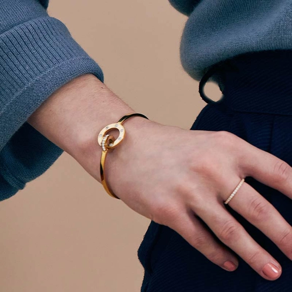 Ida Bangle Gold - Edblad - Snabb frakt & paketinslagning - Nordicspectra.se
