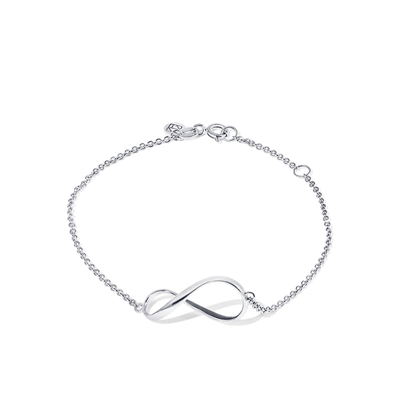 Eternal Flow Single Armband Vitguld - Snabb frakt & fri paketinslagning - Nordicspectra.se