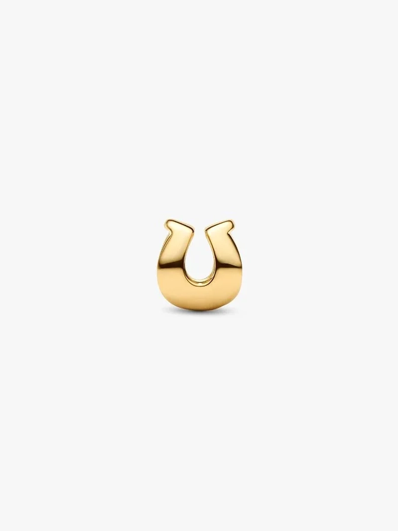 Mini Hästsko Berlock Guld från Pandora. Ta med dig lyckan överallt med denna vackra miniberlock pläterad med 14 karat guld. Elegans och styrka i ett stilrent hästskomotiv. Perfekt accessoar för extra elegans.