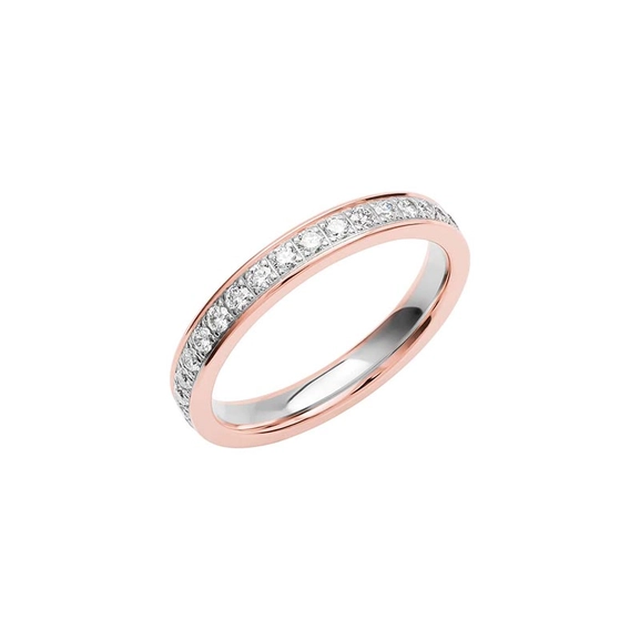 SR4025 Rose Gold/White Gold - Wedding & engagement rings - Schalins - Scandinavian design - Nordic Spectra