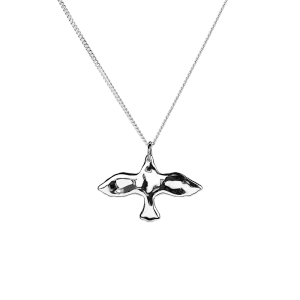 Organic Small Dove Necklace Silver - Emma Israelsson - Snabb frakt & paketinslagning - Nordic Spectra