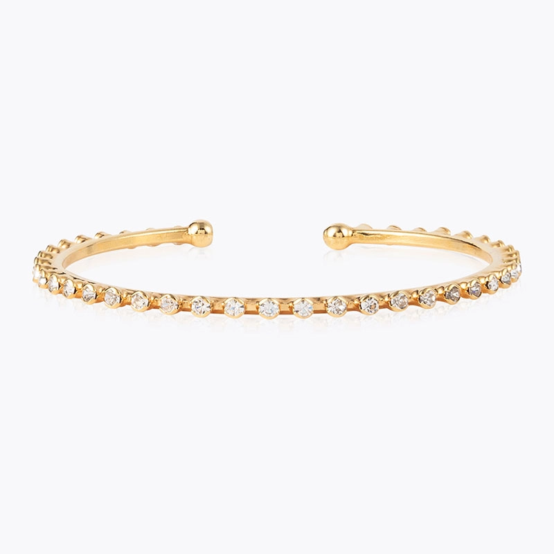Caroline Svedbom - Miro Bangle Gold Crystal