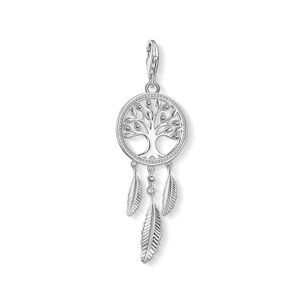 Charm-Anhänger Traumfänger Baum silber von Thomas Sabo, Schneller Versand - Nordicspectra.de