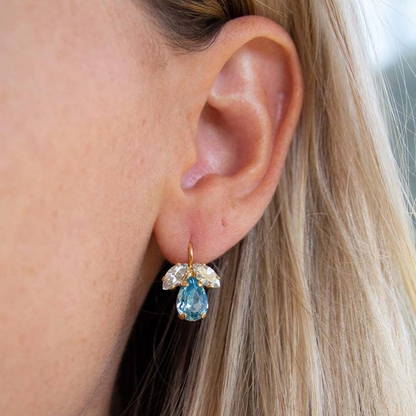 Petite Timo Gold Aquamarine/Blueshade - Caroline Svedbom - Nopea toimitus ja lahjapakkaus - Nordic Spectra