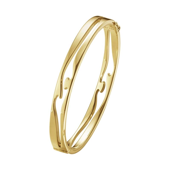 Fusion Armreifen Gold von Georg Jensen, Schneller Versand - Nordicspectra.de