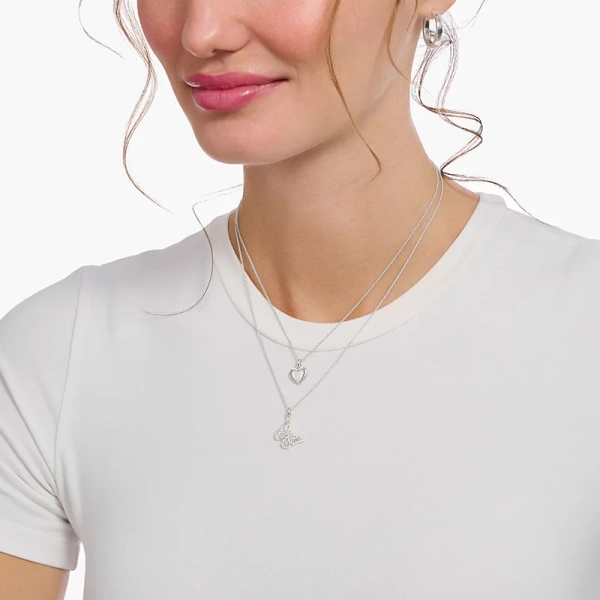 Halsband med Fjäril - Thomas Sabo - Snabb leverans & paketinslagning - Nordic Spectra