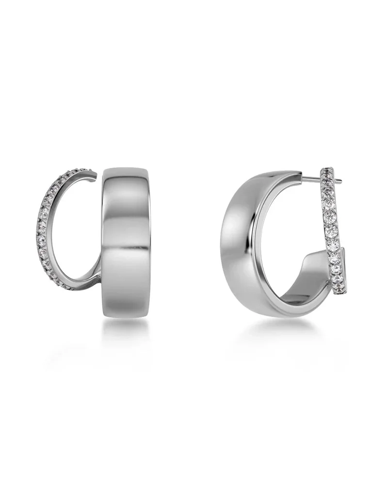 Edblad - Plié Hoops Double Steel