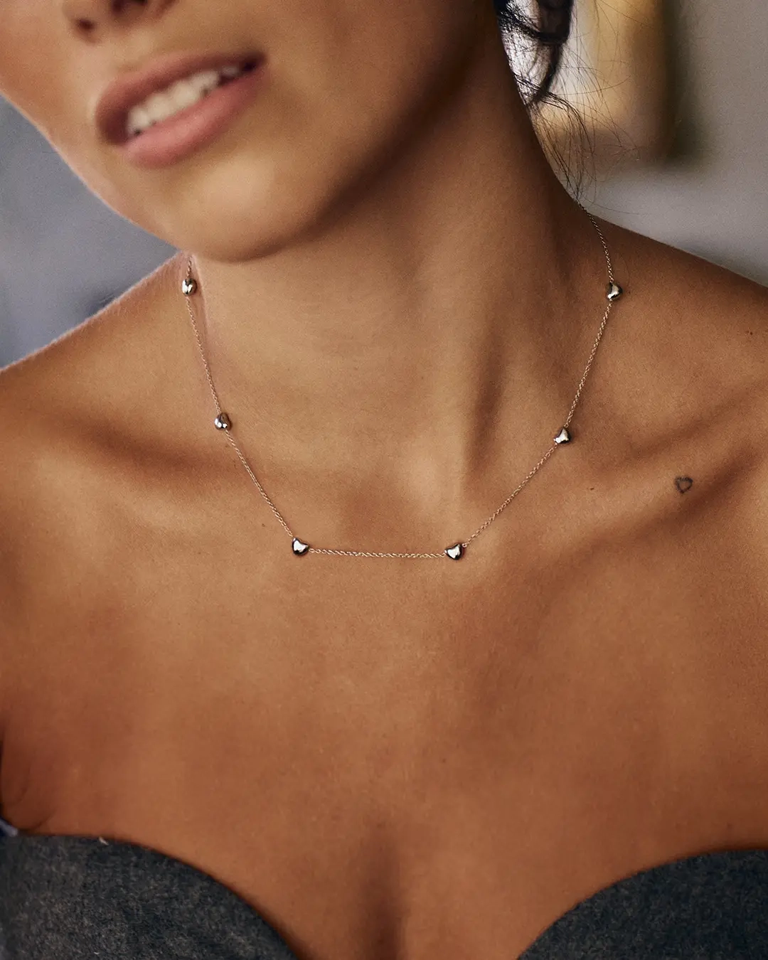 Barley Necklace Multi Steel - Edblad - Snabba leveranser - Gratis paketinslagning