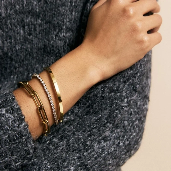 Tennis Bracelet Gold - Edblad - Snabb frakt & paketinslagning - Nordic Spectra
