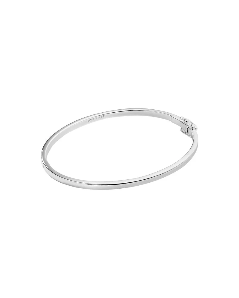 Syster P - Cavelle Plain Bangle Silver