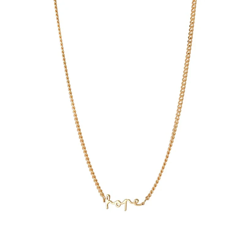 Emma Israelsson - Hope Curb Necklace Gold