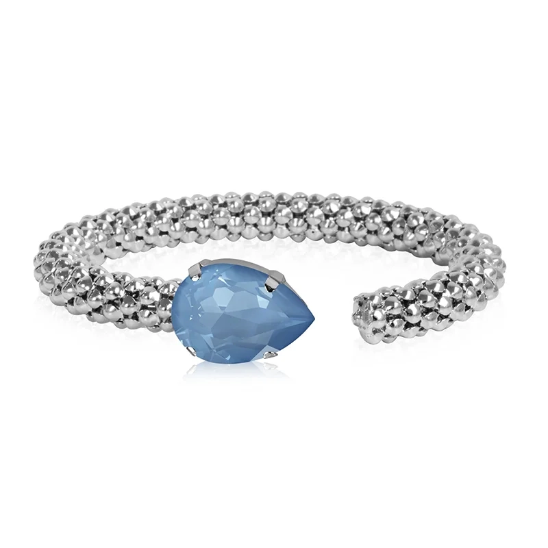 Caroline Svedbom - Classic Rope Bracelet Rhodium Denim Ignite