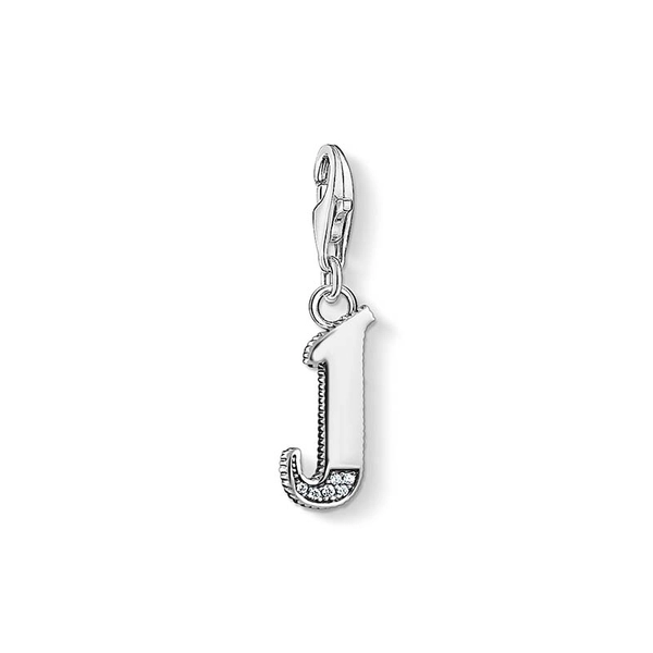 Charm-Anhänger Buchstabe J Silber von Thomas Sabo, Schneller Versand - Nordicspectra.de