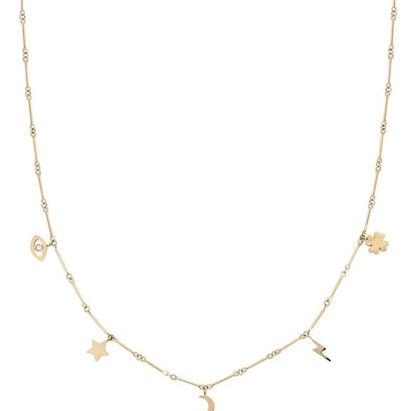 Charm Necklace Multi Gold - Edblad - Snabb frakt & paketinslagning - Nordicspectra.se