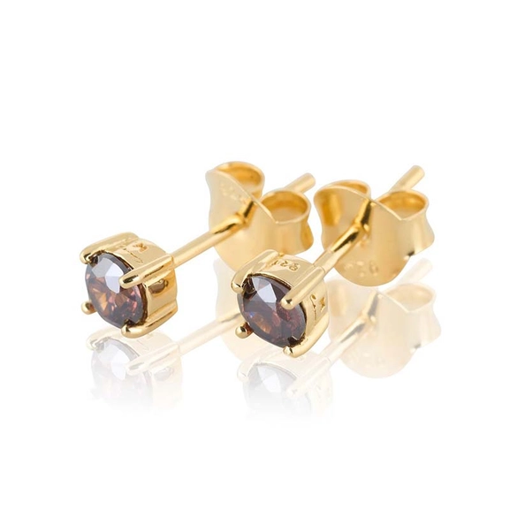 Time To Glow Mini Earrings S - Smoke Guld - Carolina Gynning - Suuri valikoima & ilmainen lahjapaketointi - Nordicspectra.fi
