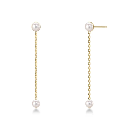 Pearly Earrings Gold - Edblad - Snabba leveranser - Gratis paketinslagning