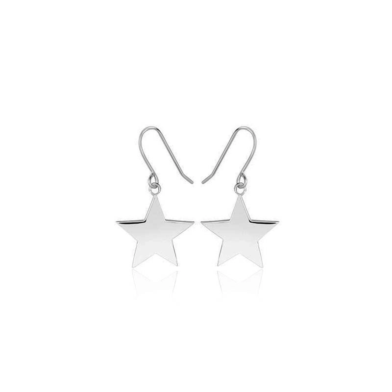 SOPHIE by SOPHIE - Star Hook Earrings Silver
