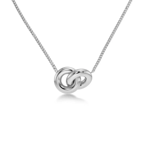 Chunky Eternal Necklace i rostfritt stål med justerbar längd 42-45 cm