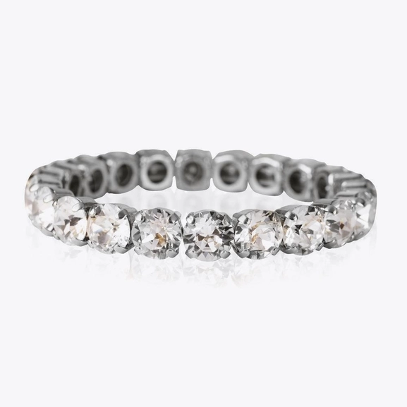 Gia Stud Bracelet Rhodium Crystal - Caroline Svedbom - Snabb frakt & paketinslagning - Nordicspectra.se