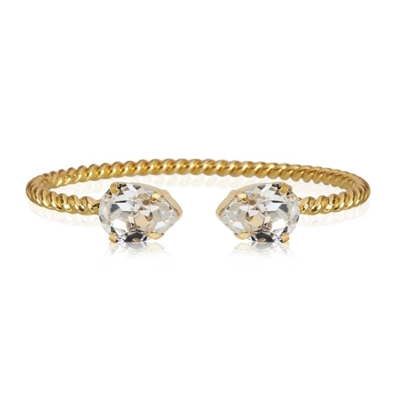 Mini Drop Bracelet Gold Crystal - Caroline Svedbom - Nopea toimitus ja lahjapakkaus - Nordic Spectra