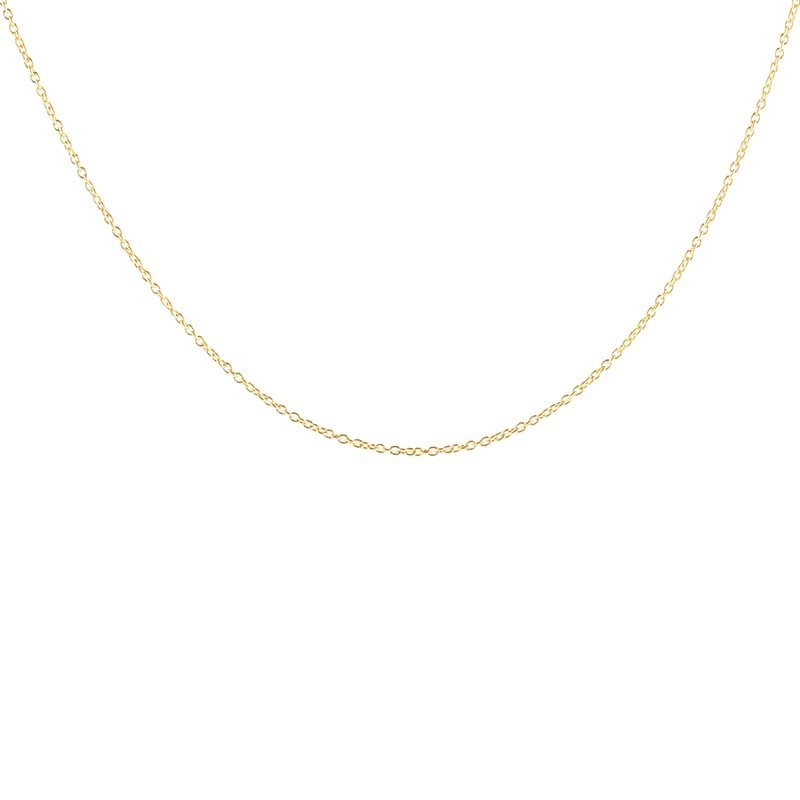 CU Jewellery - Letters Anchor Necklace Gold