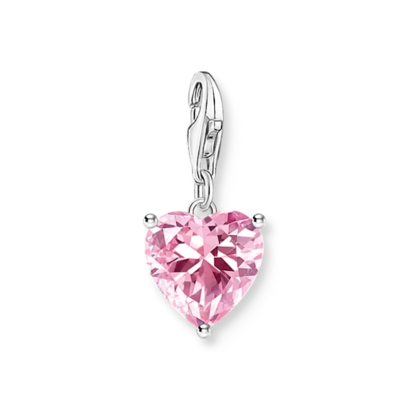 Thomas Sabo – Rosa Hjärtformad Sten Berlock