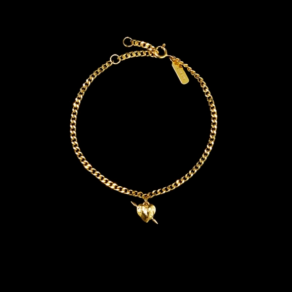 Tuvstarr's Heart Bracelet Gold - Maria Nilsdotter - 1-2 dagars leverans - Nordic Spectra