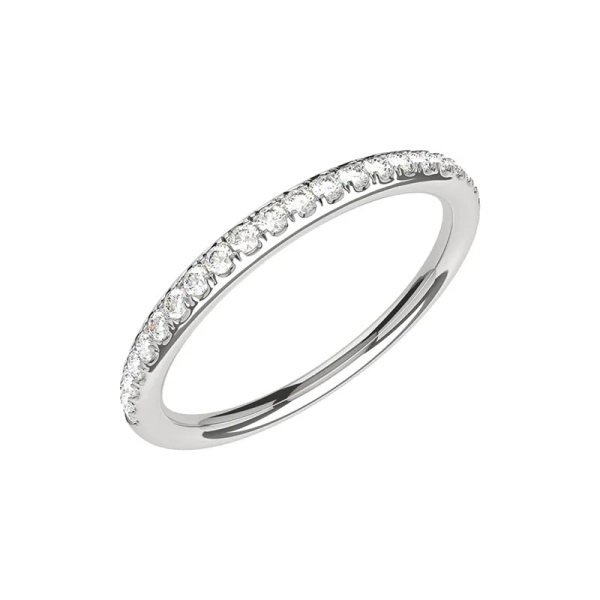 Aure 26 White Gold - Wedding & engagement rings - Schalins - Scandinavian design - Nordic Spectra