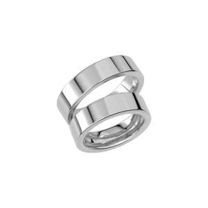 SR1042-6 White Gold - Wedding & engagement rings - Schalins - Scandinavian design - Nordic Spectra
