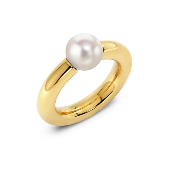 Modernist Pearl Ring Gold - Edblad - Snabba leveranser - Gratis paketinslagning