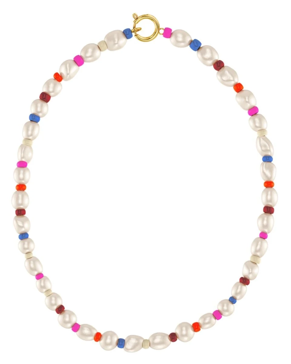 Edblad - Voyage Necklace Multi Coloured Gold