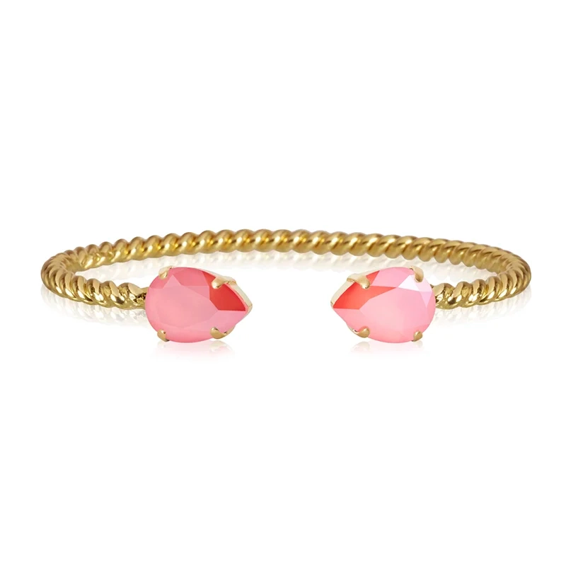 Caroline Svedbom - Mini Drop Bracelet Gold Light Coral