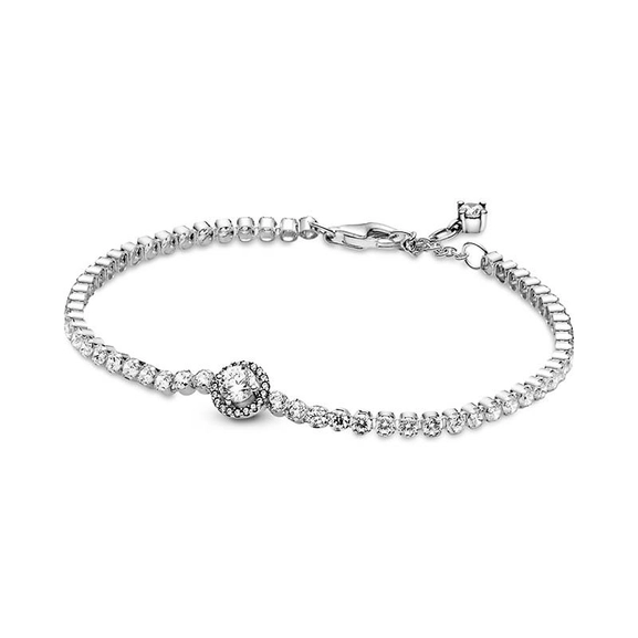 Tennisarmband med Glittrande Halo - PANDORA - Snabb frakt & paketinslagning - Nordicspectra.se