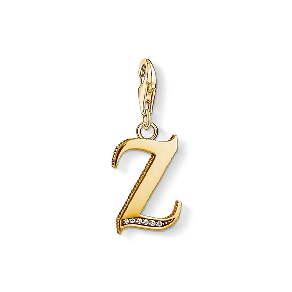 Berlock Bokstav Z Guld Thomas Sabo - Thomas Sabo berlock - Snabb frakt & paketinslagning - Nordicspectra.se