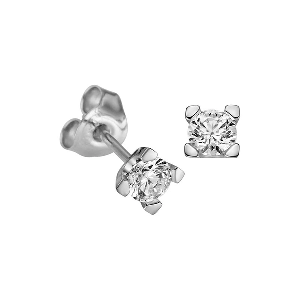 Seine Örhängen 0.50ct Vitguld - Schalins - Smycken för de speciella tillfällena - Nordic Spectra