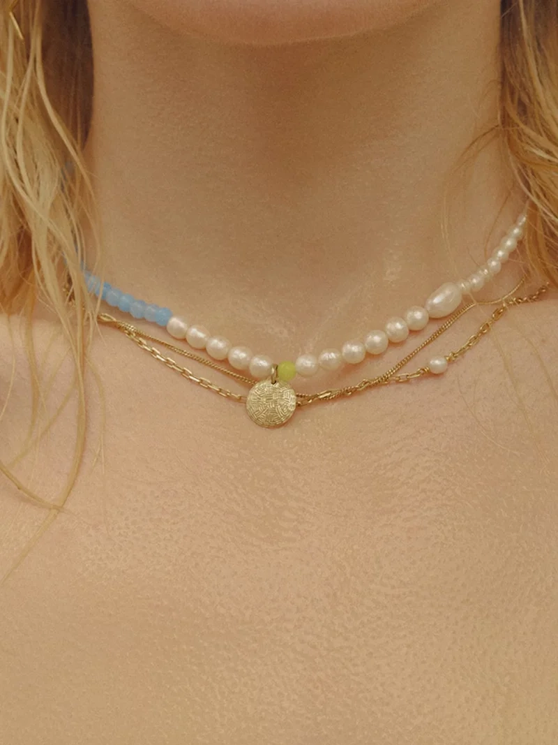 Cantare Necklace Gold - Maria Black - Snabb frakt & paketinslagning - Nordic Spectra