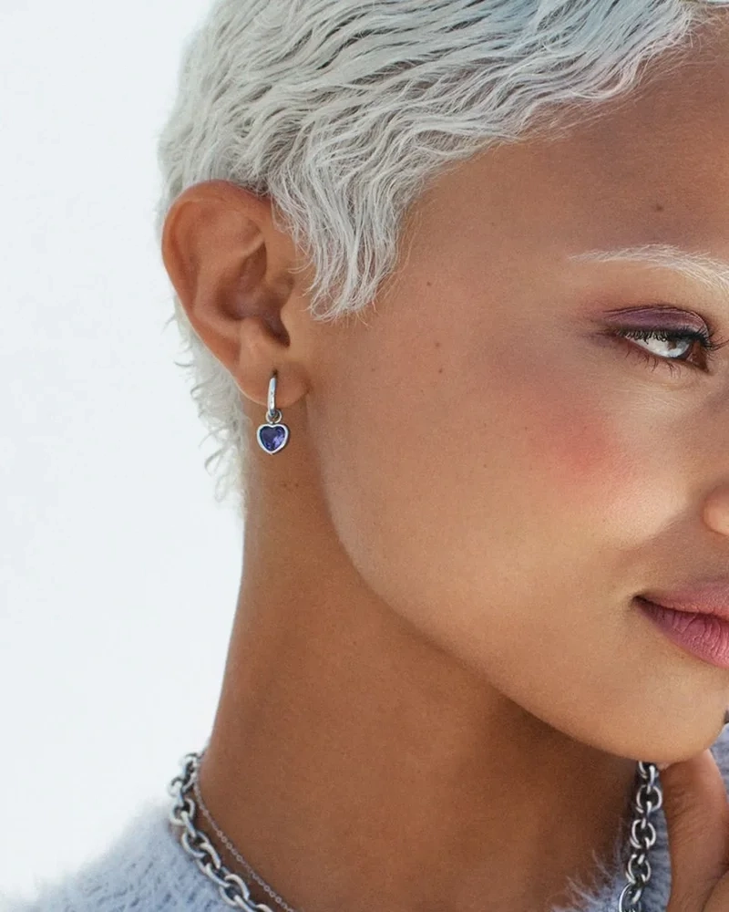 Bel Hoops Plum Steel - Edblad - Snabb leverans - Gratis paketinslagning