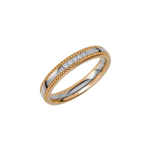 Reflection 18 Gold/White Gold - Wedding & engagement rings - Schalins - Scandinavian design - Nordic Spectra