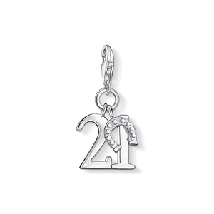 Charm-Anhänger Glückszahl 21 von Thomas Sabo, Schneller Versand - Nordicspectra.de