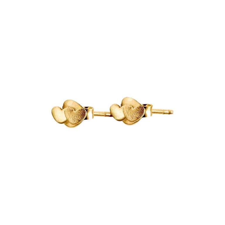 Loving Heart Studs Gold - Drakenberg Sjölin Örhängen - Snabb frakt & paketinslagning - Nordicspectra.se