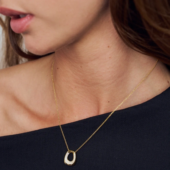 Borsa Piccolo Halsband Guld från Sif Jakobs