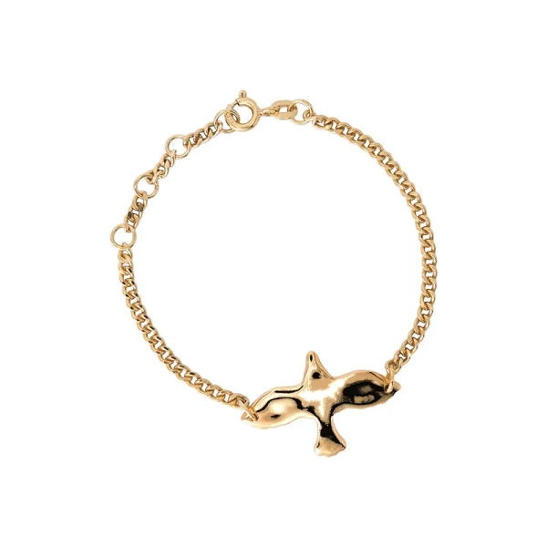 Armband „Organic Dove“ aus Gold von Emma Israelsson